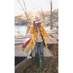 Adventure Yellow Toggle Coat